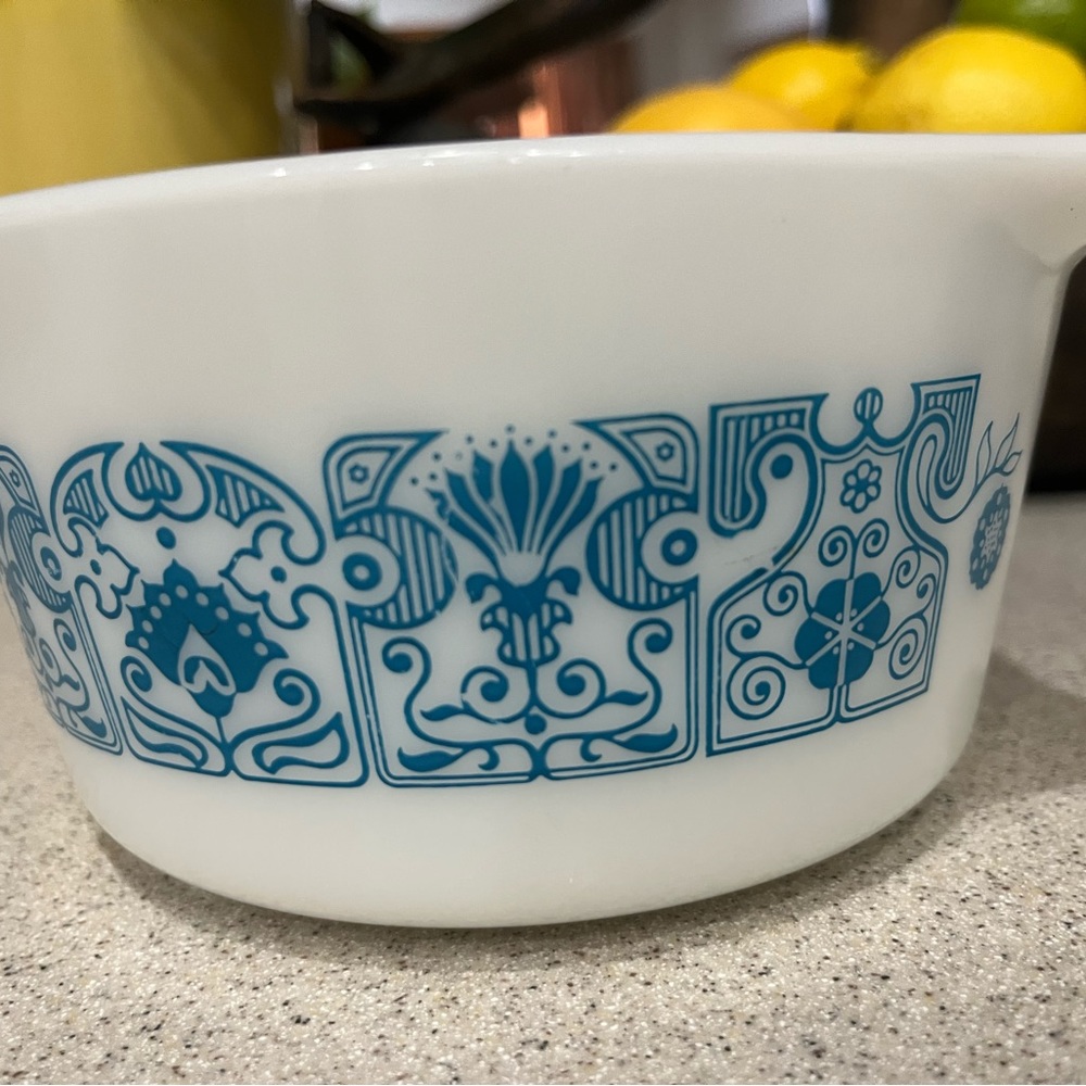 PYREX Blue Horizon 1Qt 1969-72